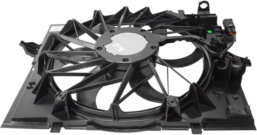 Radiator Cooling Fan Assembly Compatible with BMW E60 525i 530i 2004-2005 Y636