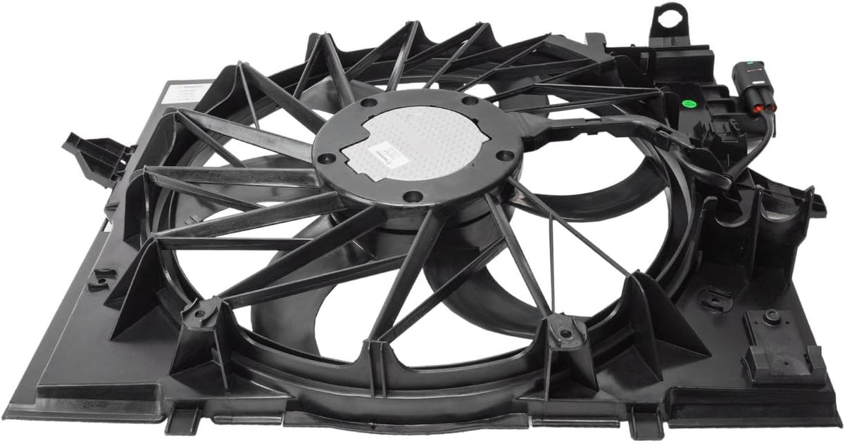 Radiator Cooling Fan Assembly Compatible with BMW E60 525i 530i 2004-2005 Y636