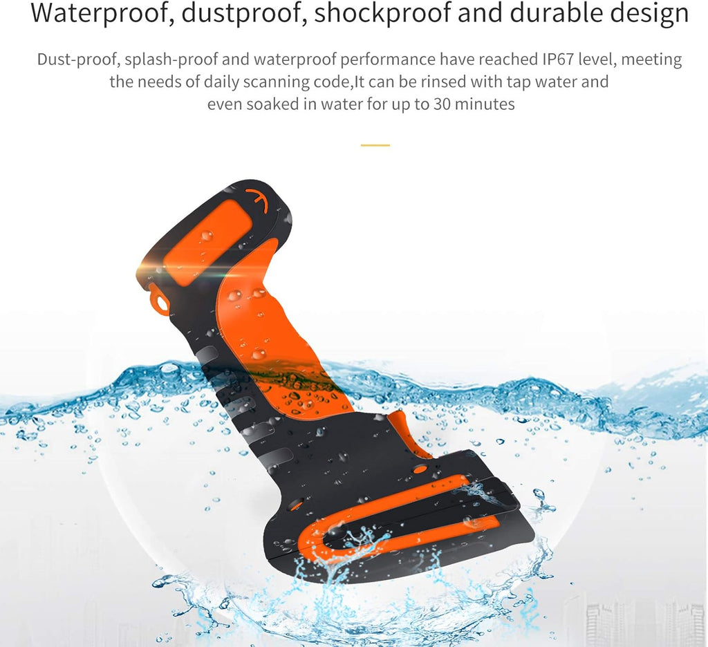 2D Bluetooth Barcode Scanner with Stand, Pack of 2 N3932