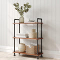 3-Tier Solid Pine Wood Etagere Bookcase H34319