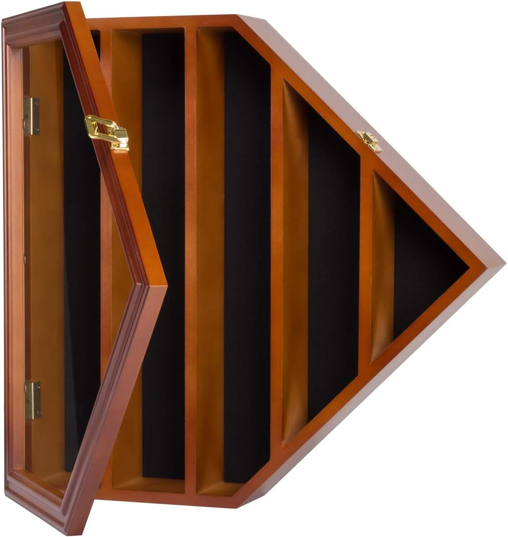 21 Baseball Ball Display Case Cabinet Wall Rack with Lockable A772