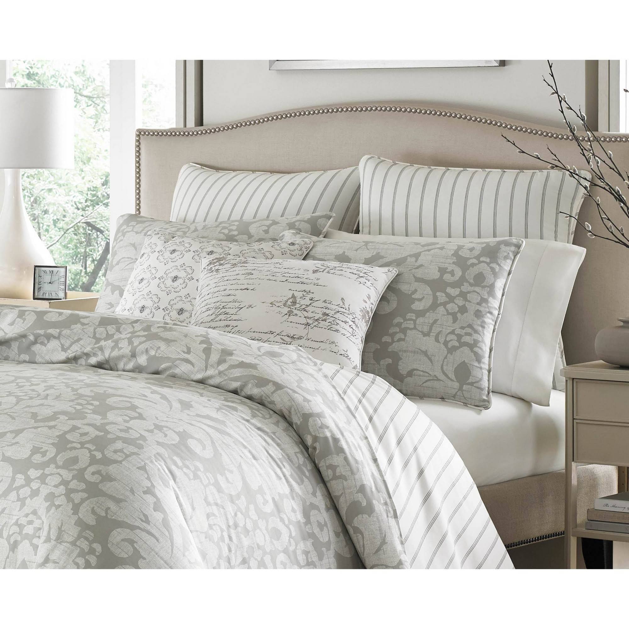 Gray Full Queen Duvet Cover Set B65510