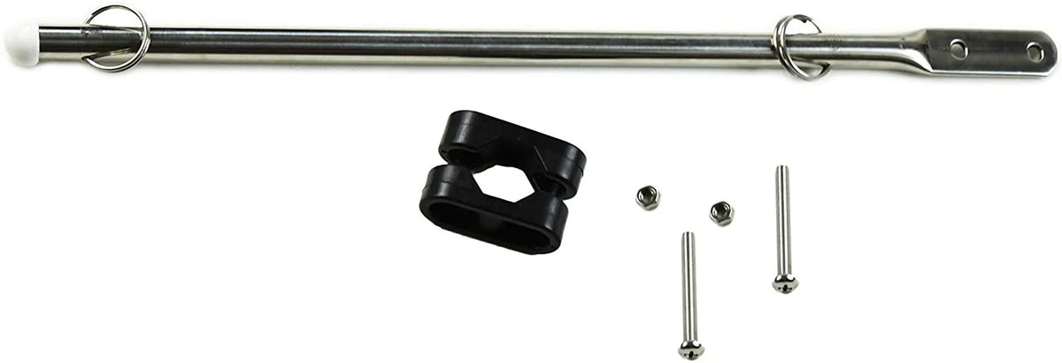 316 Stainless Steel Flag Pole with 12 X 18 Inches US Flag Q735