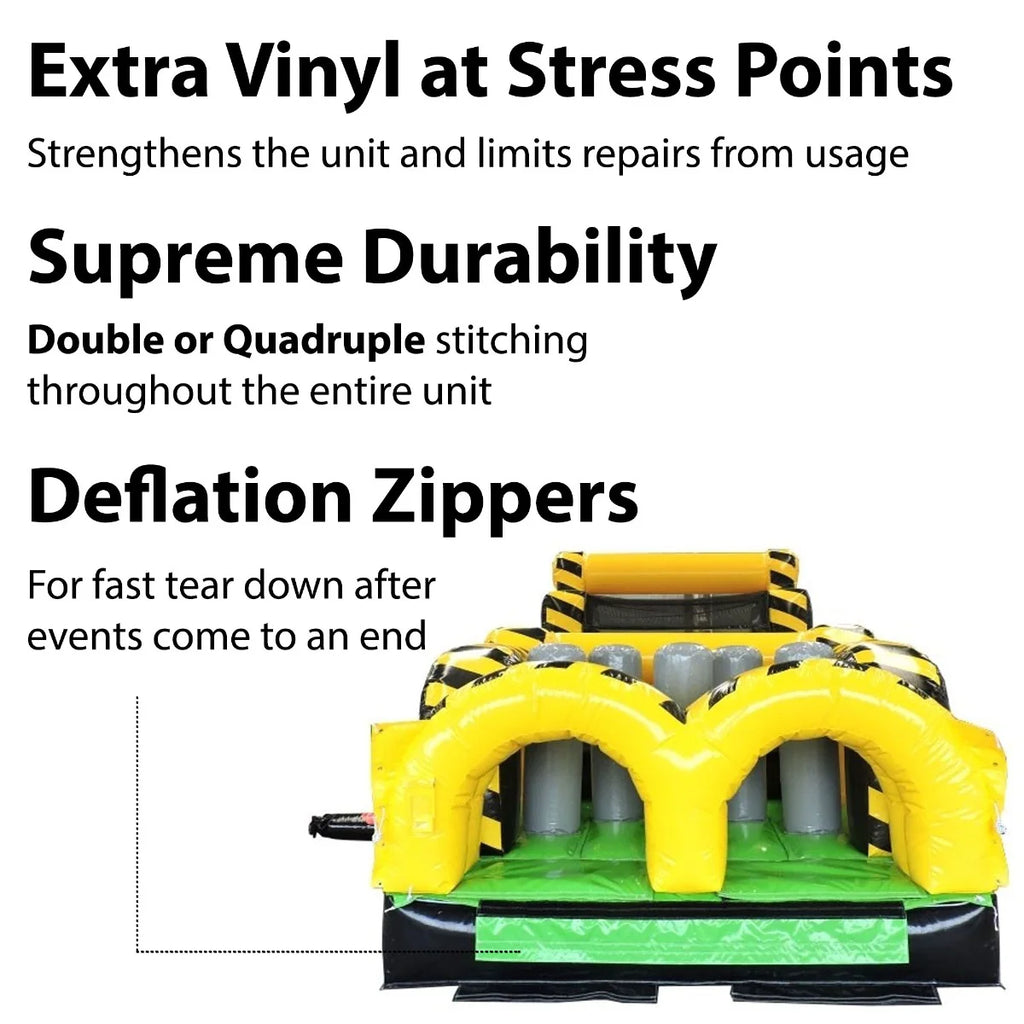 40' Vinyl Inflatable Obstacle Course J254