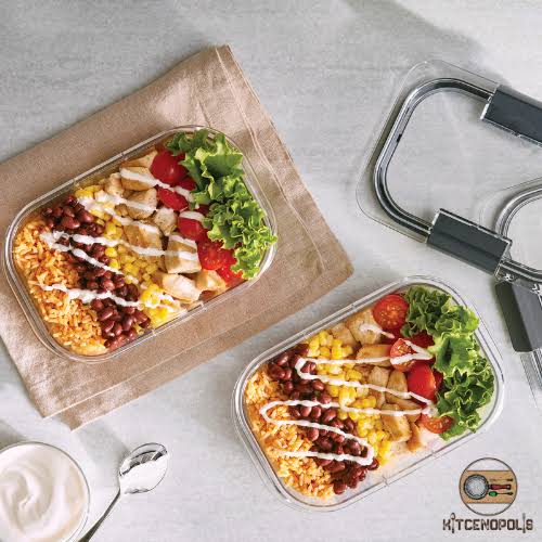 18 Piece Clear Plastic Food Storage Containers Z372