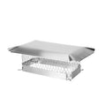 18 in. x 9 in. Bolt-On Single Flue Chimney Cap in Stainless Steel G60218