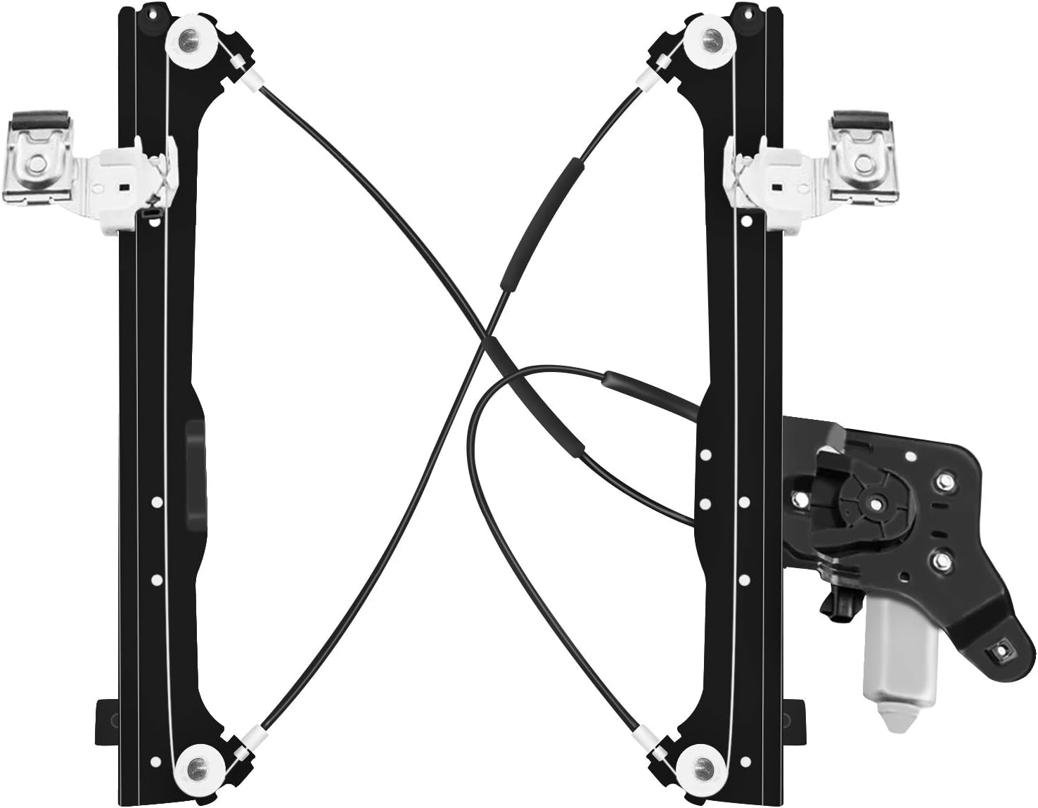 Rear Passenger Power Window Regulator Compatible for 2001-2006 GMC Sierra 2500 HD 3500 & Chevrolet Suburban Silverado 1500 Cadillac Escalade Pack of 2 L2386