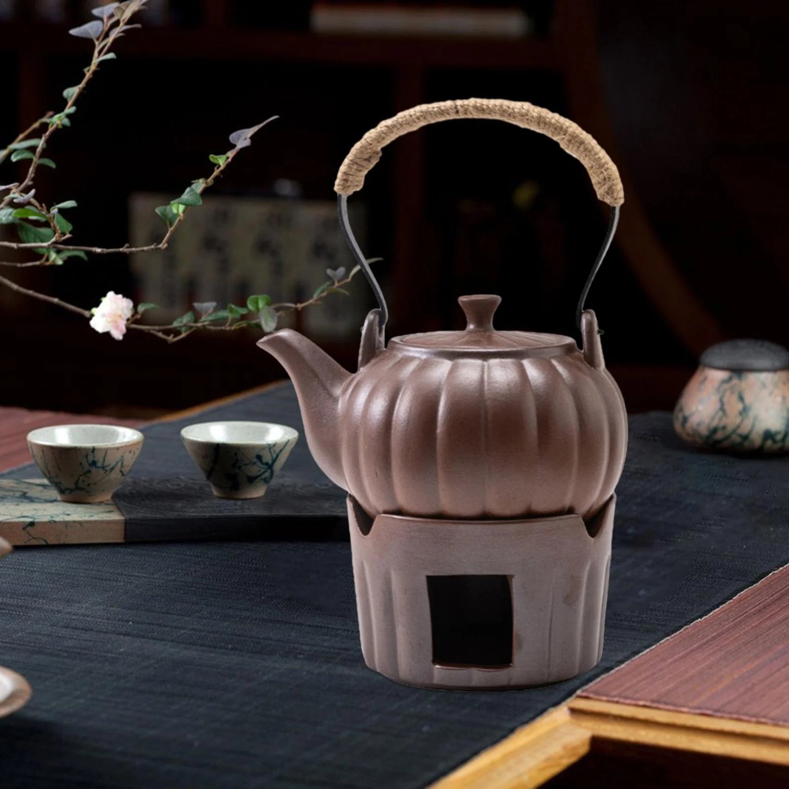 13oz Indoor Teapot with Warmer Base M218027