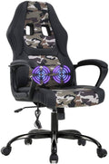 Camo Racing Gaming Chair with Lumbar Support Headrest Armrest J6537