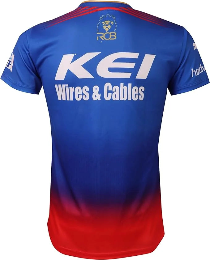 RCB VIRAT 18 Men's Cricket Jersey Half-Sleeve H337992