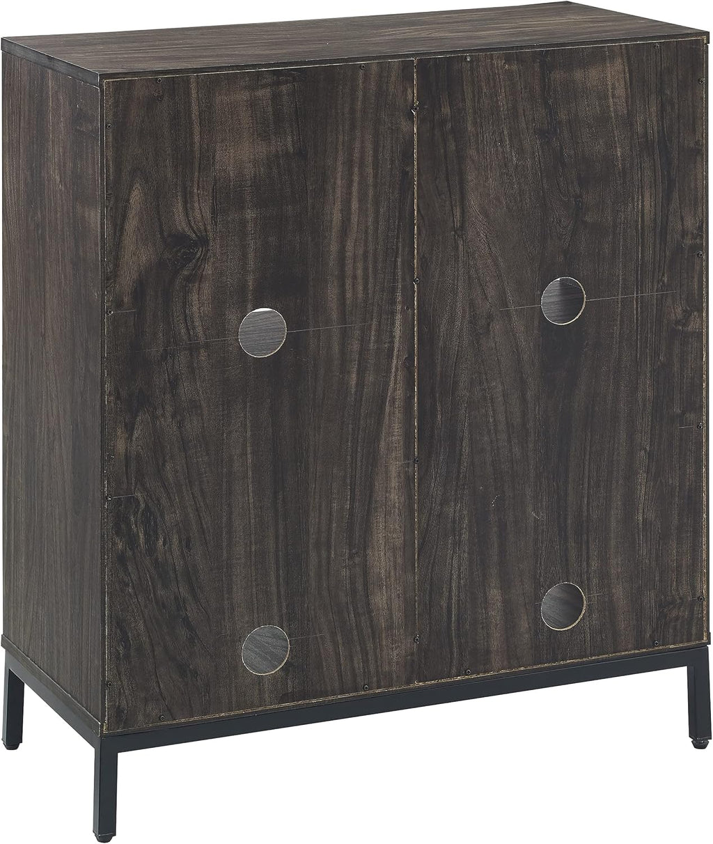 Brown Ash Record Storage Cube Bookcase P1914