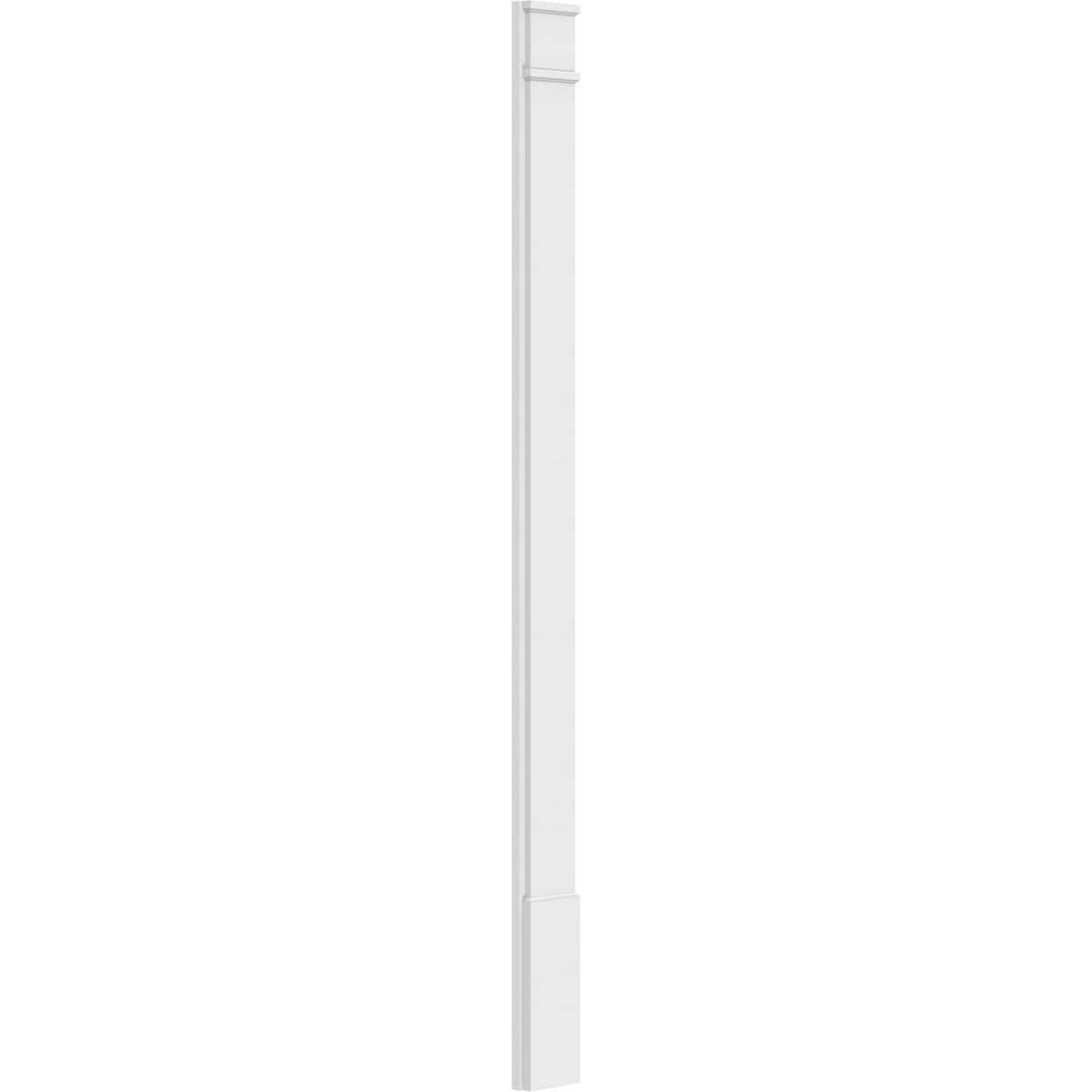 Plain PVC Pilaster with Capital and Base (Pair) F99577