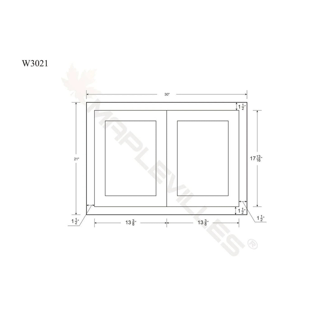 Inset Double Door Cabinetry X1416
