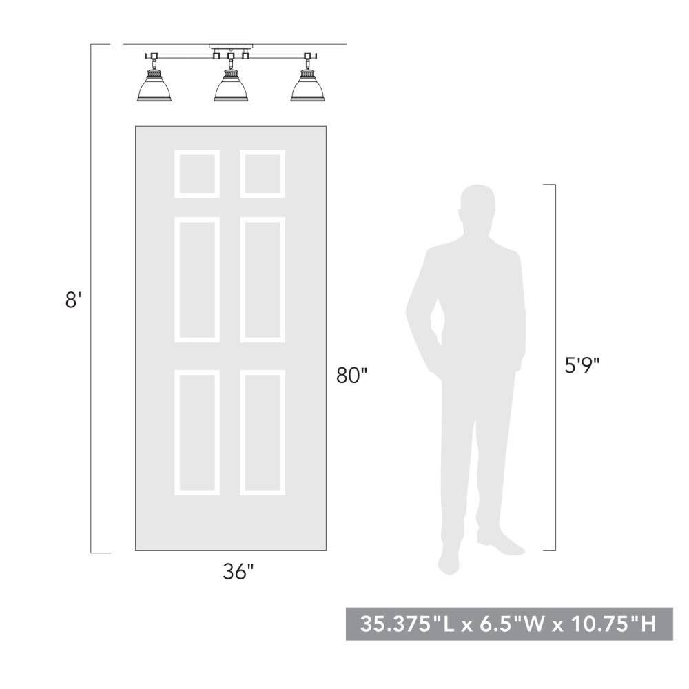Pewter Semi-Flush Light O8670