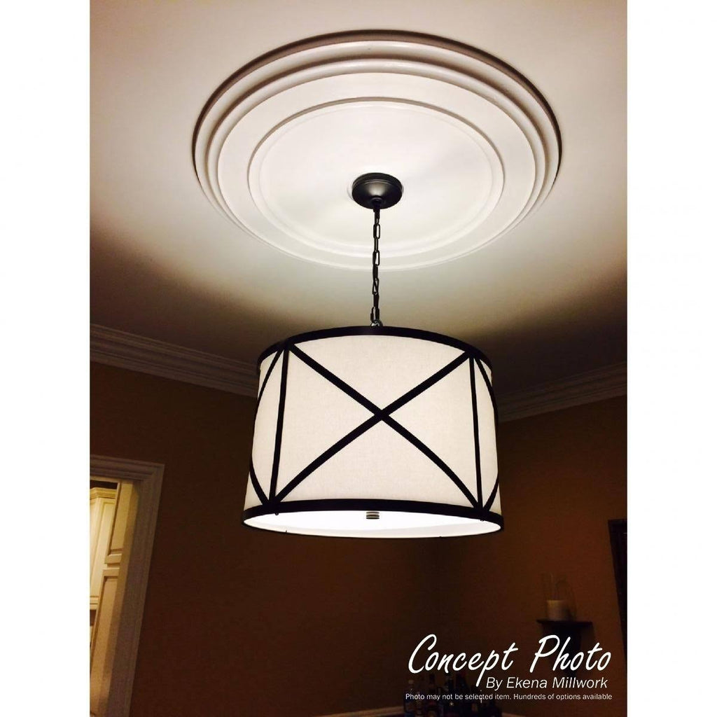 23 5/8x22OD x 3 5/8x22ID x 1 5/8x22P Ceiling Medallion Hand-Painted Pharaohs Gold X81003