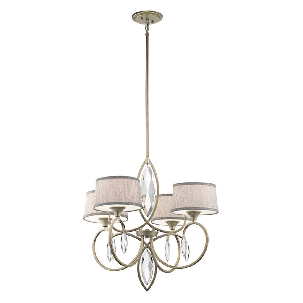 4 Light Chandelier Olde Bronze R8480