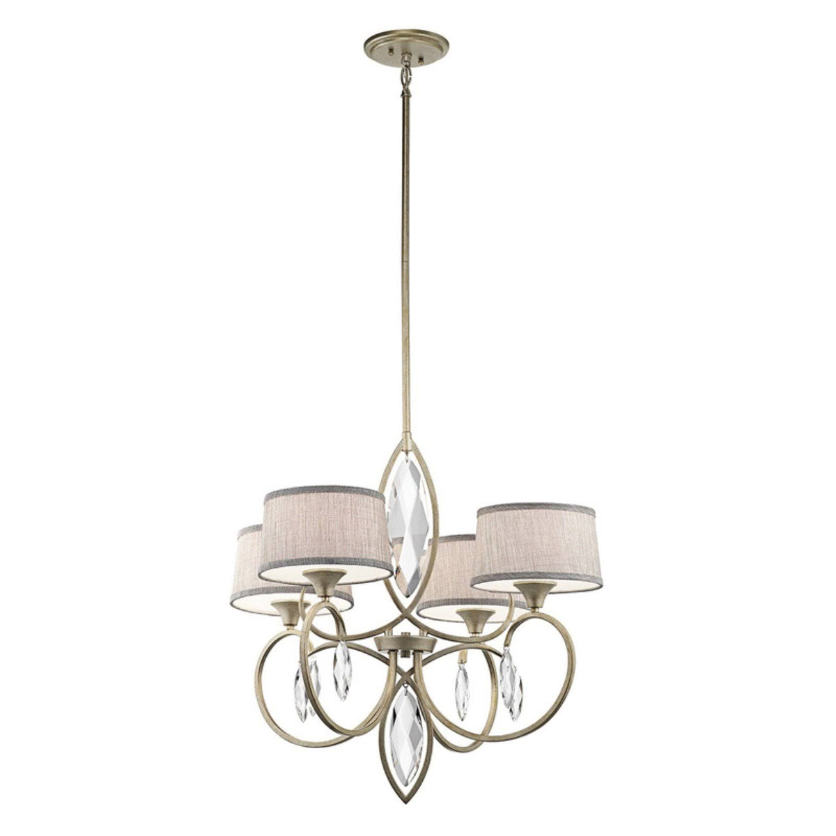 4 Light Chandelier Olde Bronze R8480