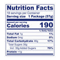Filled Ropes Candy, Original Fruit, 2 Oz (Pack of 18) K7840