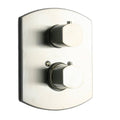 Brushed Nickel Thermostatic Valve with 2 Way Diverter T4837