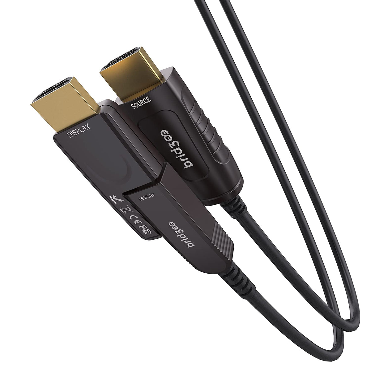 Fiber Optic HDMI 2.0 Cable, 33ft, Pack of 2 T840