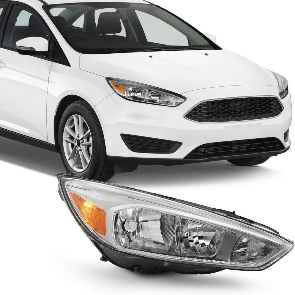 Chrome Bezel Halogen Headlight Passenger Right Side H212