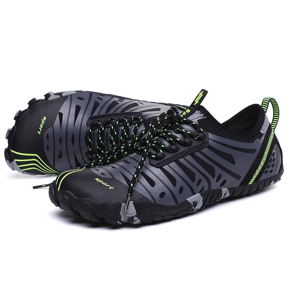 Black Trekking Sport Water Shoes P461