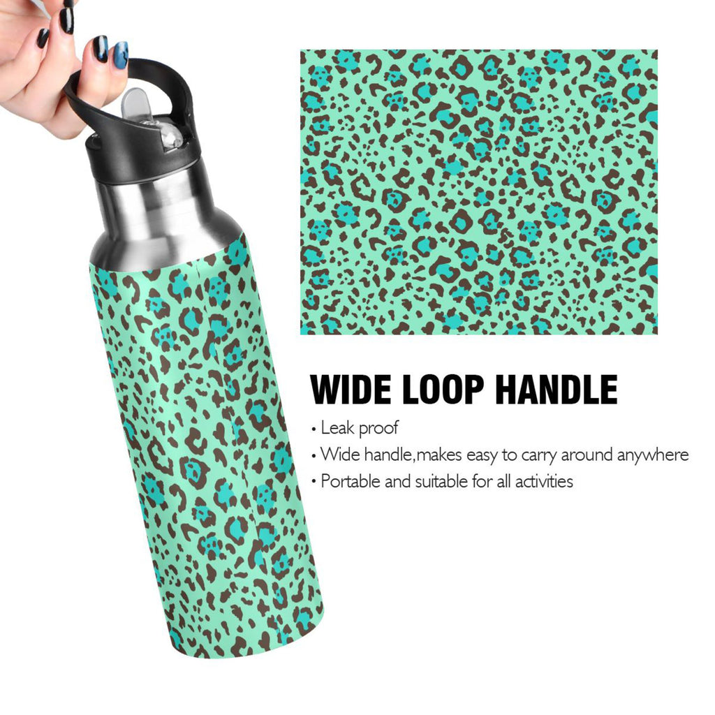 20 OZ Stainless Steel Vacuum Insulated Water Bottle with Straw Lid M768438