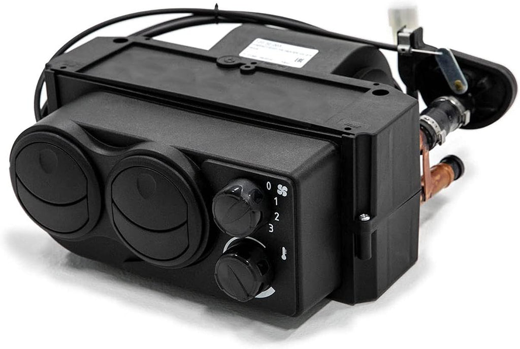 Cab Heater with Built-in Shutoff Valve, 360 Degree Adjustable Vents L540100