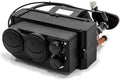 Cab Heater with Built-in Shutoff Valve, 360 Degree Adjustable Vents L540100