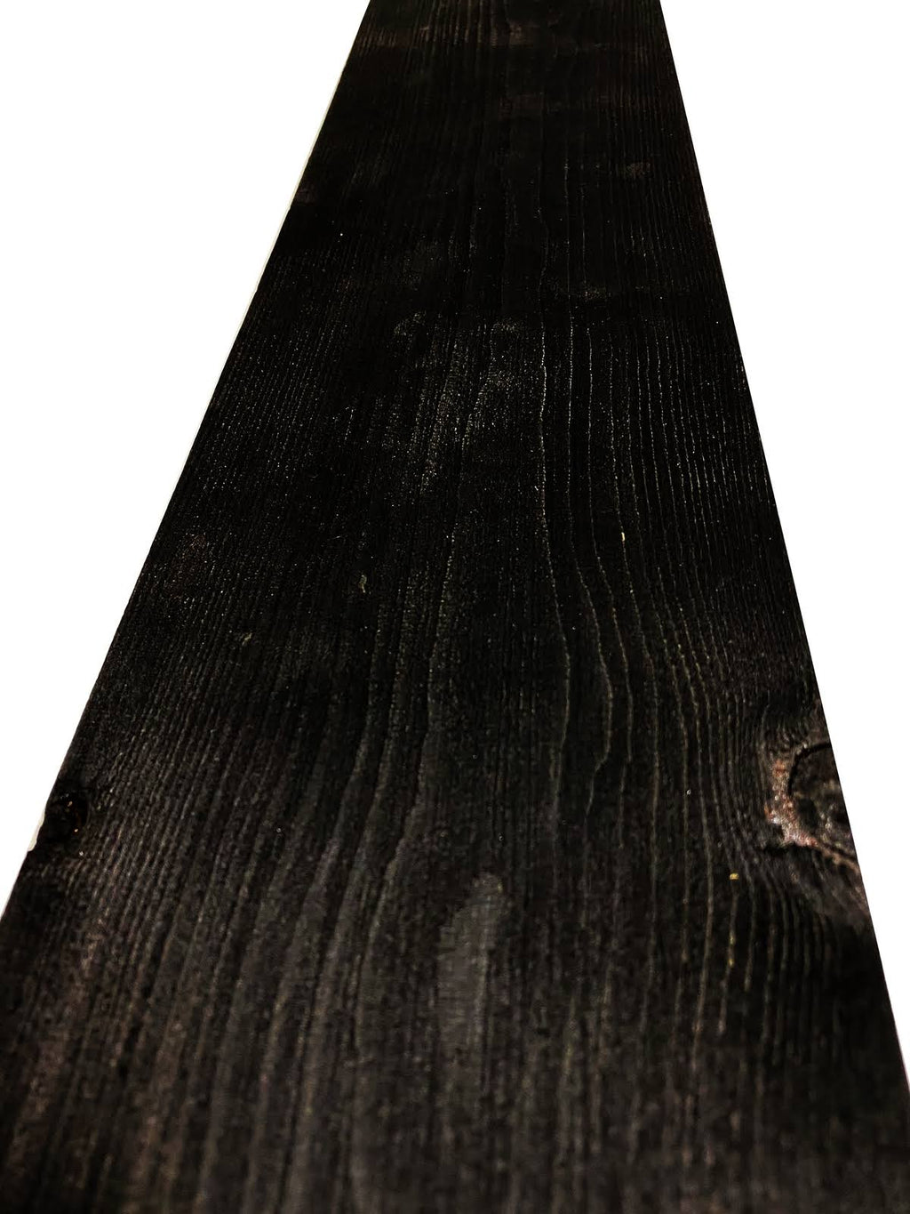 Rustic Black Real Wood Wall Plank N762047