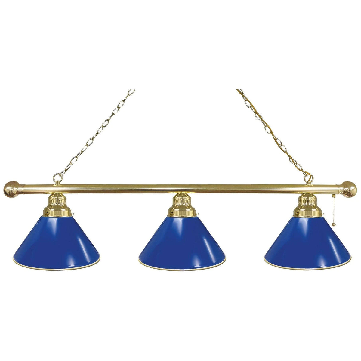 Royal Blue 3 Shade Billiard Light F44798