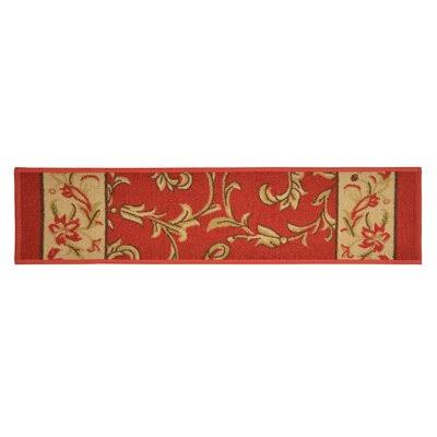 Red Rectangle Stair Tread W947458