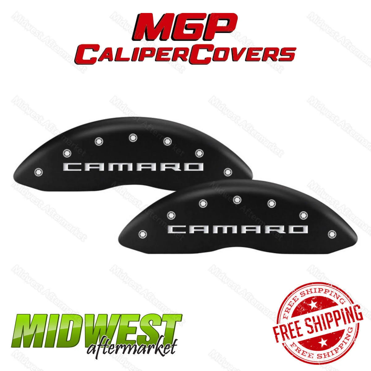 Matte Black Powder Coat Finish Caliper Covers A926002