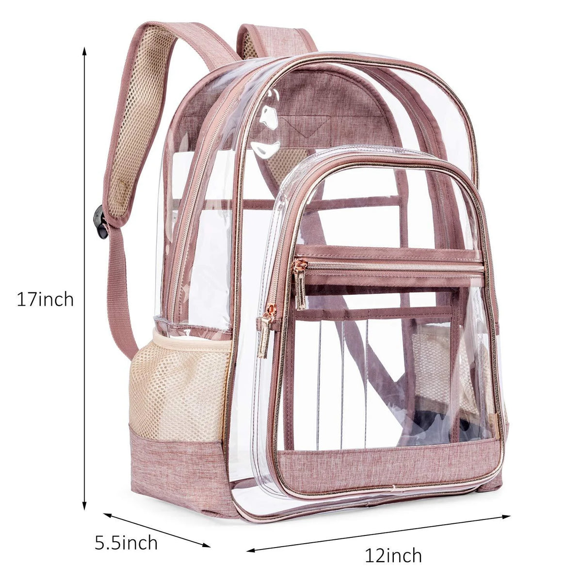 Clear Backpack Transparent Plastic Bookbags I9831