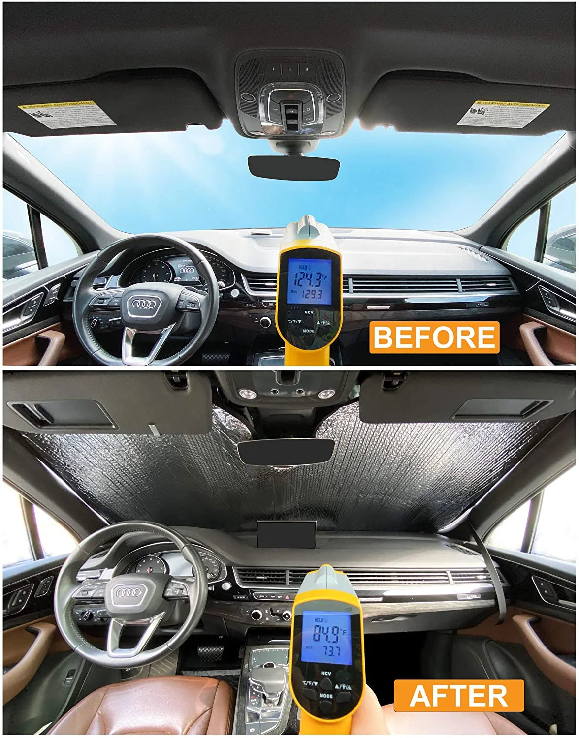 Windshield Sunshade for Dodge RAM ProMaster City F397682