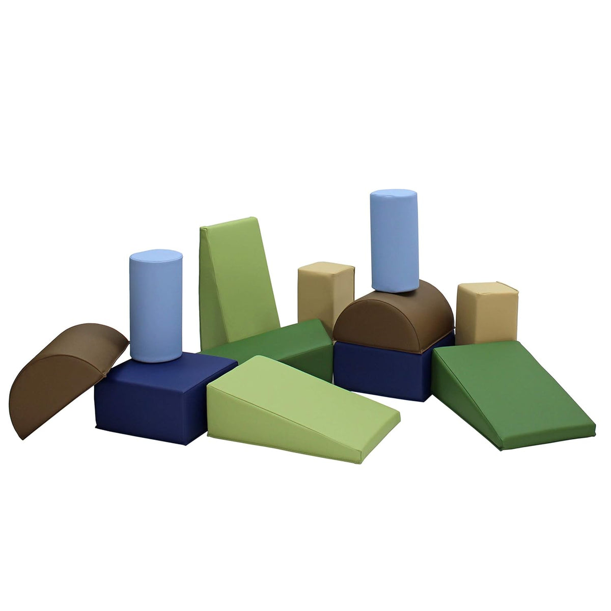 12-Piece Soft Foam Building Block Set S797