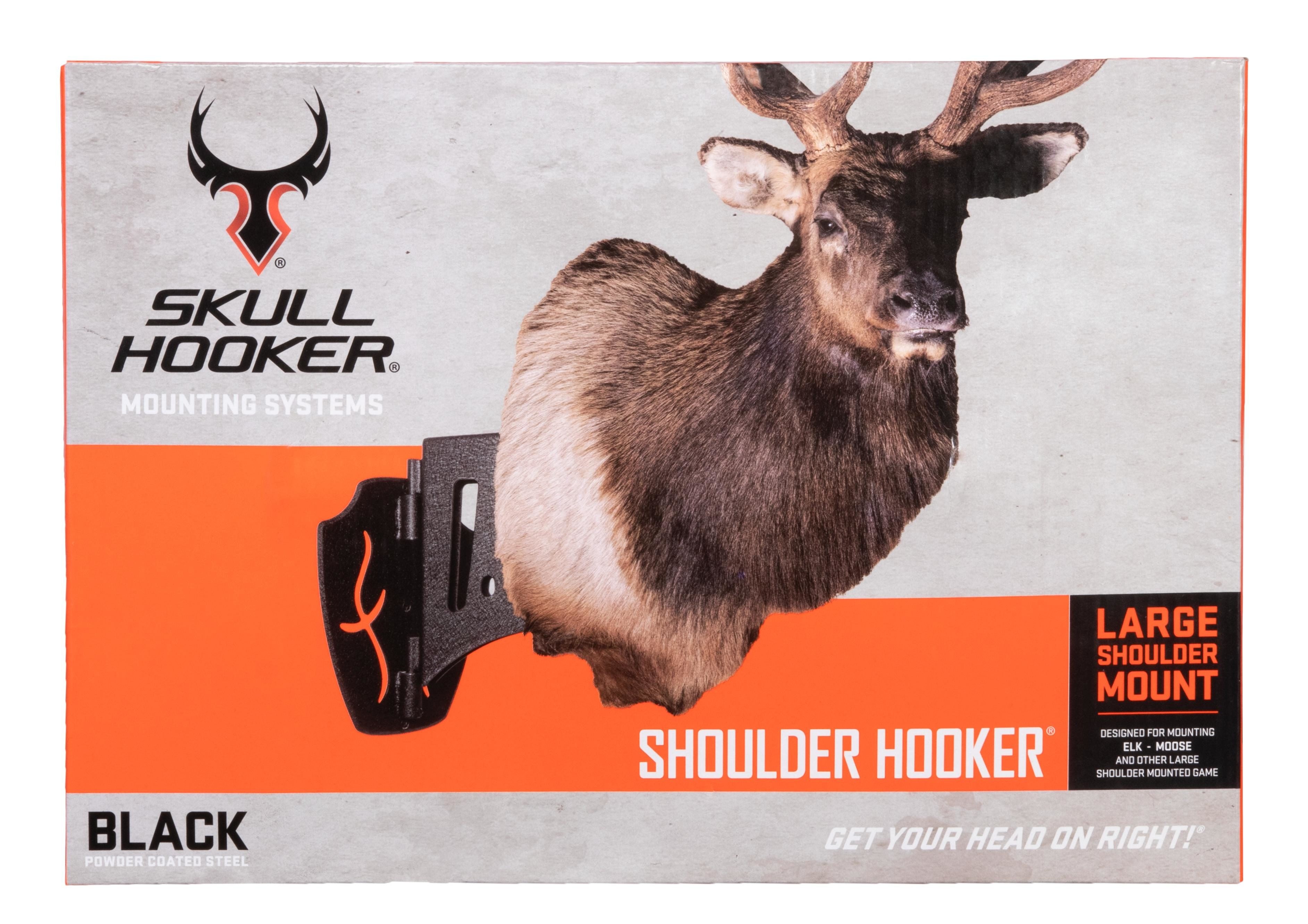 Black Large Shoulder Hunting Trophy Mount X8304