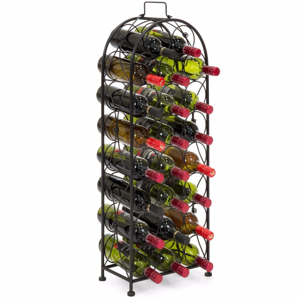 45 Bottle Wrought Iron Wine Jail I644