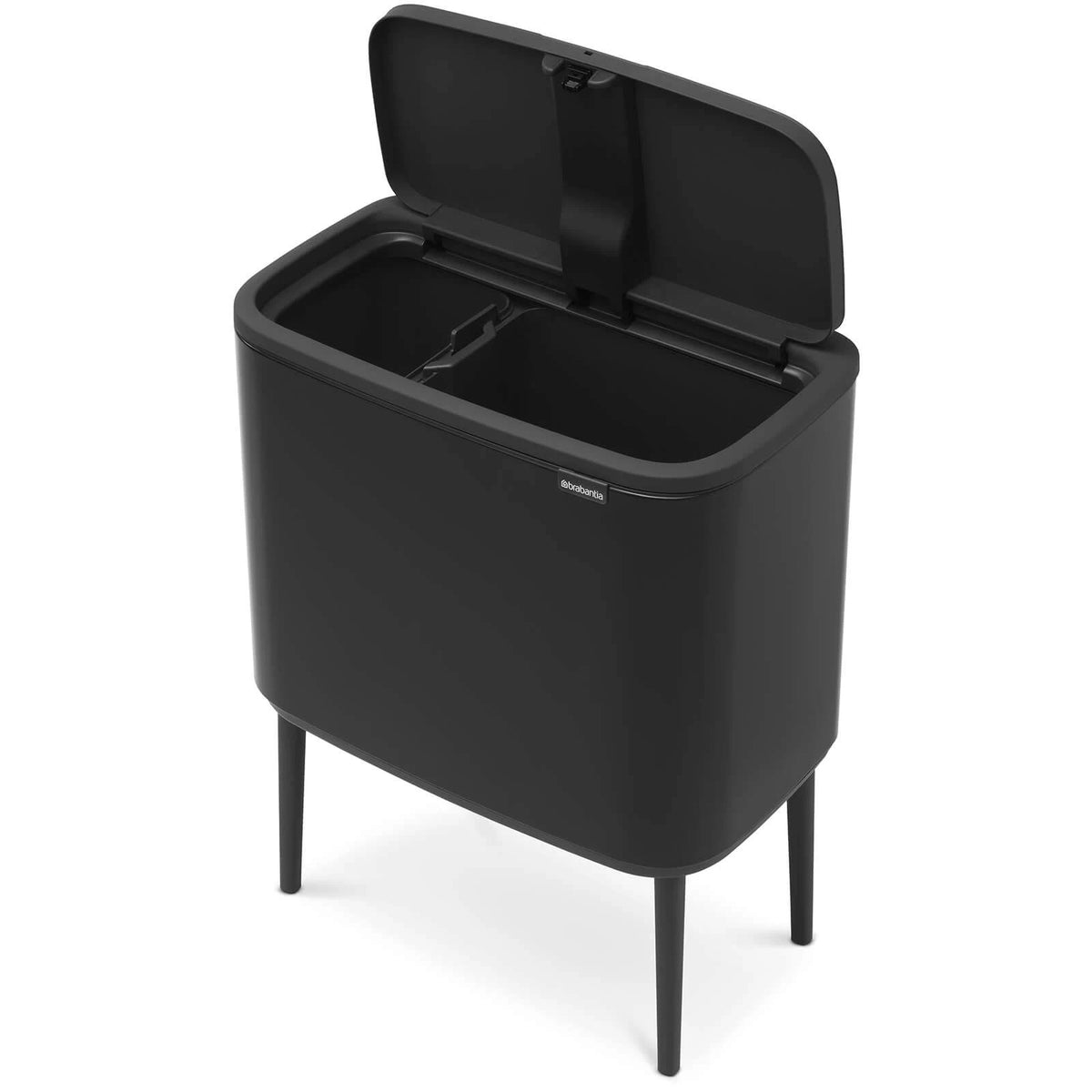 Black Touch Top Trash Can N689439