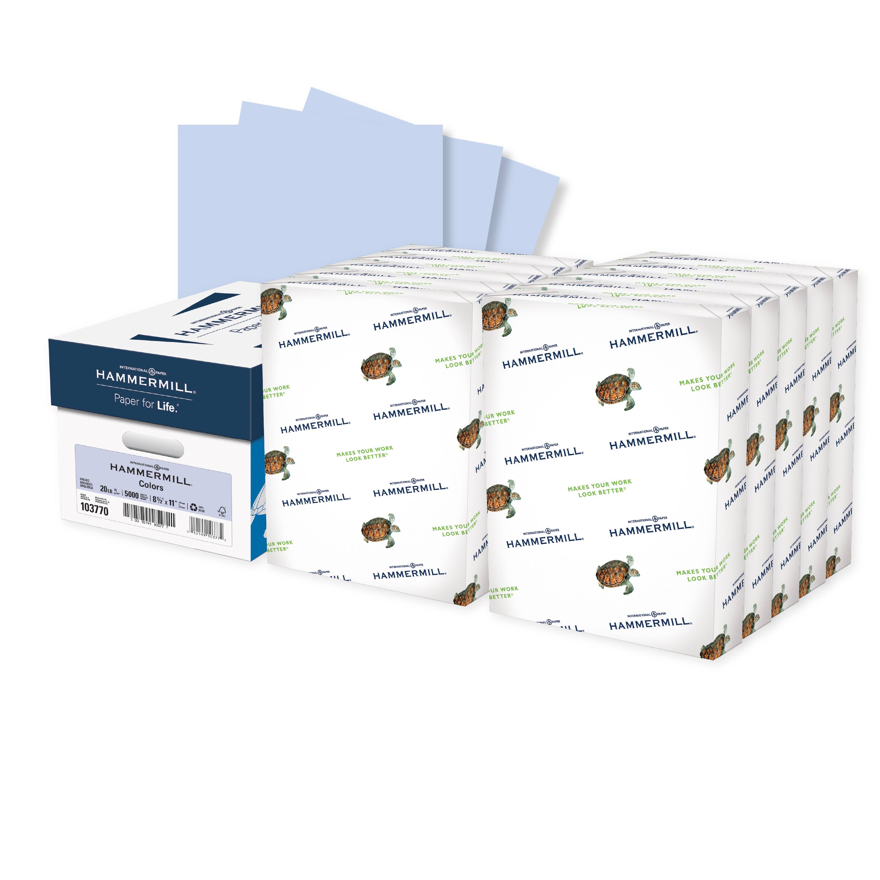 Orchid Recycled Colored Paper, 20lb, 8-1/2 x 11, 5000 Sheets G5942