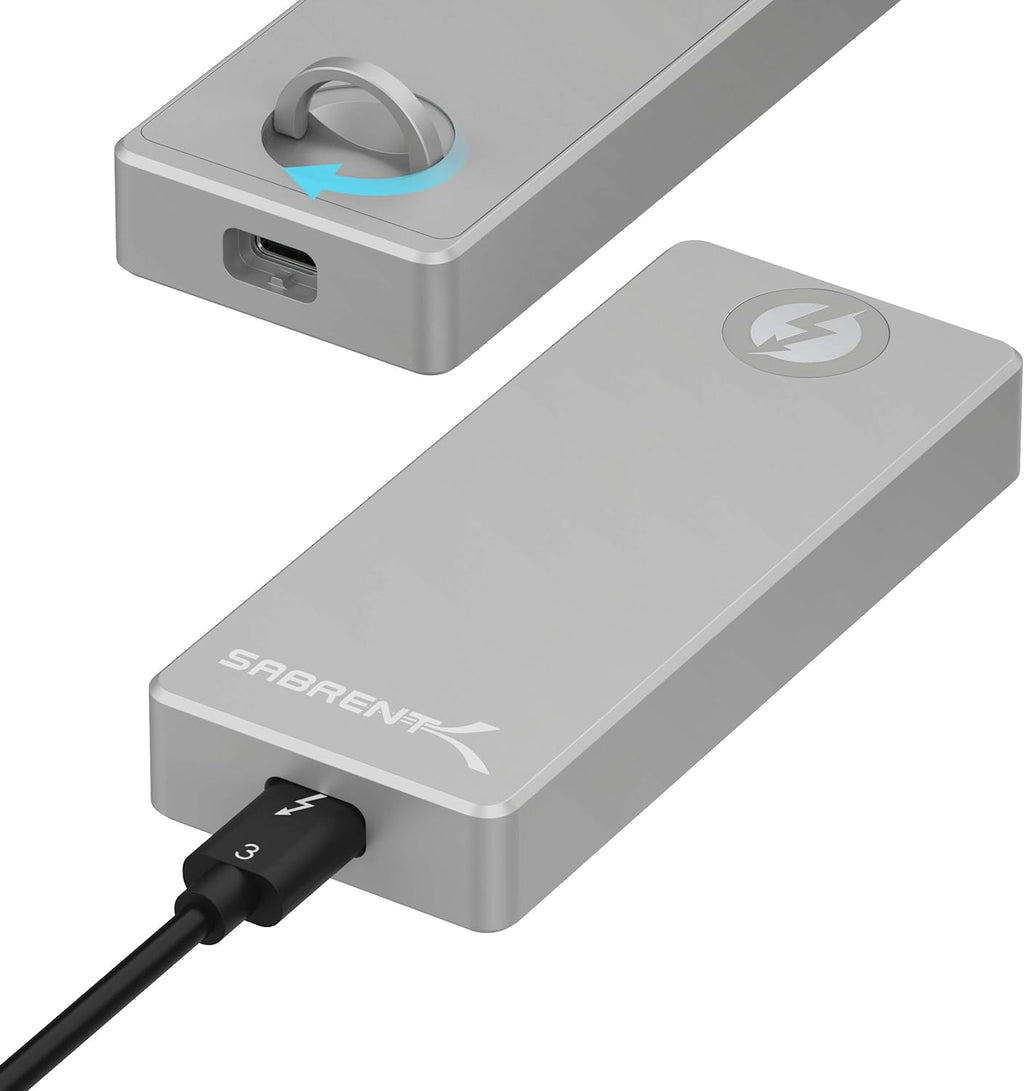 Tool-Free Aluminum M.2 NVMe SSD Enclosure F20259