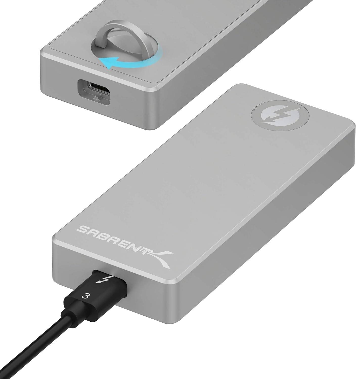 Tool-Free Aluminum M.2 NVMe SSD Enclosure F20259