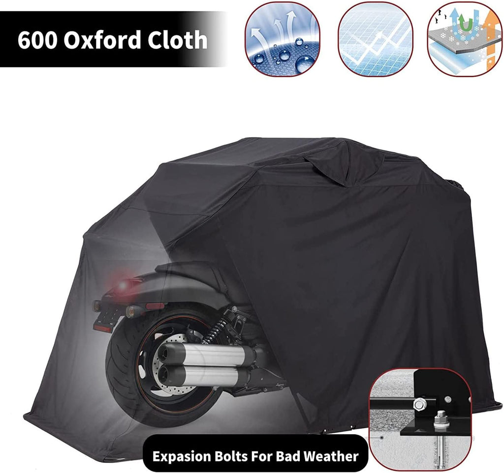 Heavy Duty Motorcycle Shelter with Carry Bag X369