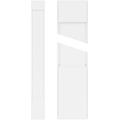 Plain PVC Pilaster with Capital and Base (Pair) F99577