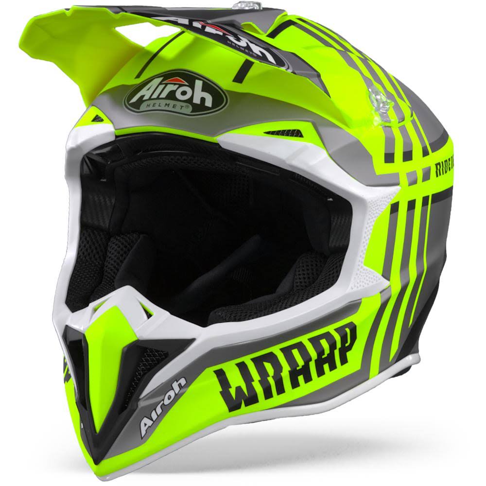 Helmet Wraap Broken Yellow Matt Size M K456