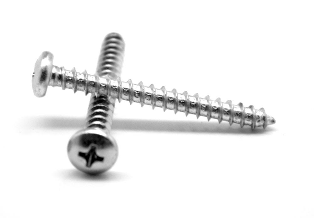 8 x 4 x 22 Sheet Metal Screw Phillips Pan Head Type A Low Carbon Steel Zinc Plated Pk 600 W3489