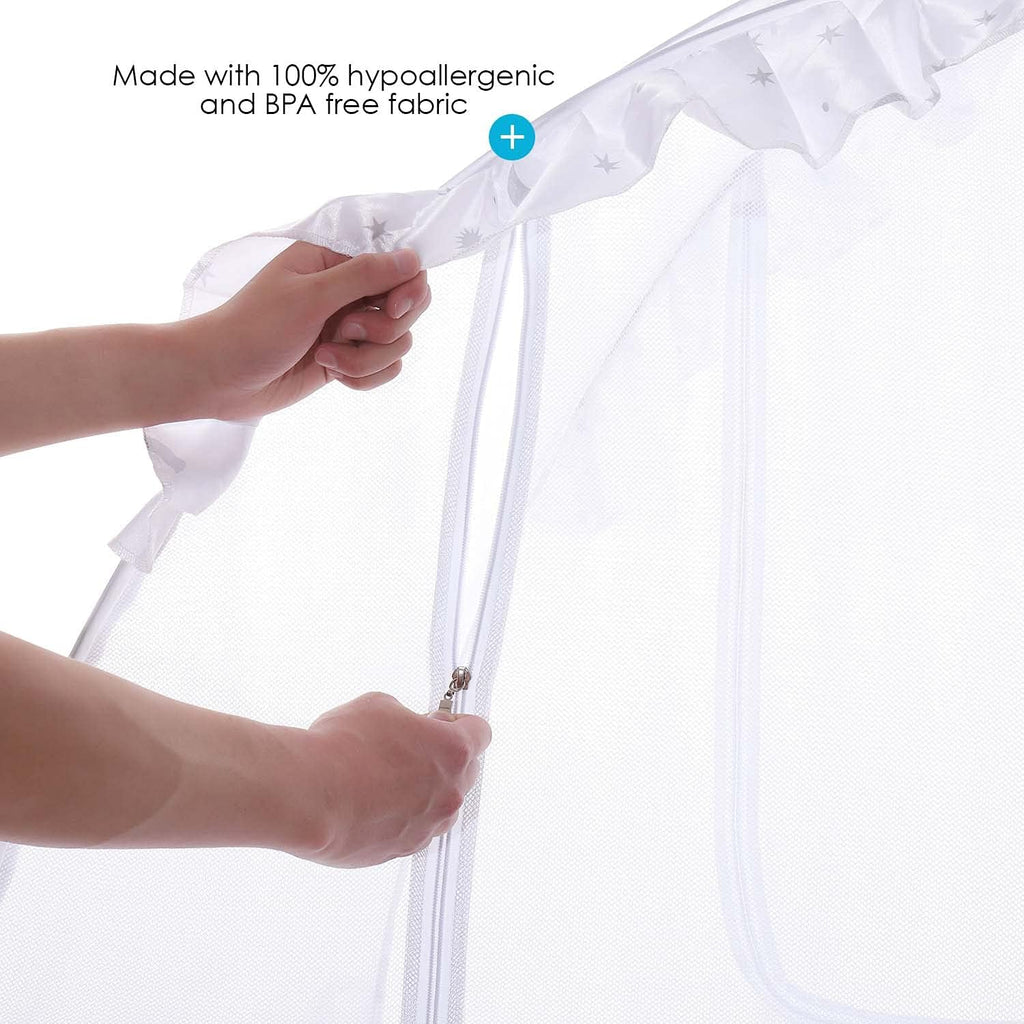 White Mesh Crib Tent Pack of 2 N28467