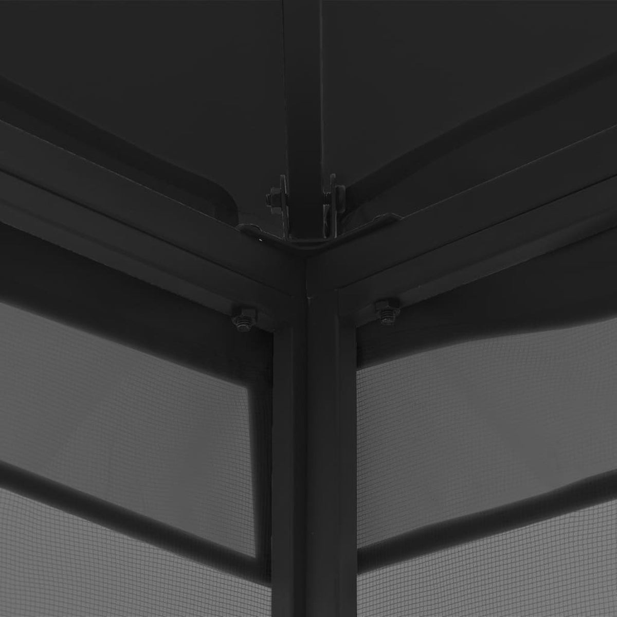 Anthracite Gazebo with Nets Y422