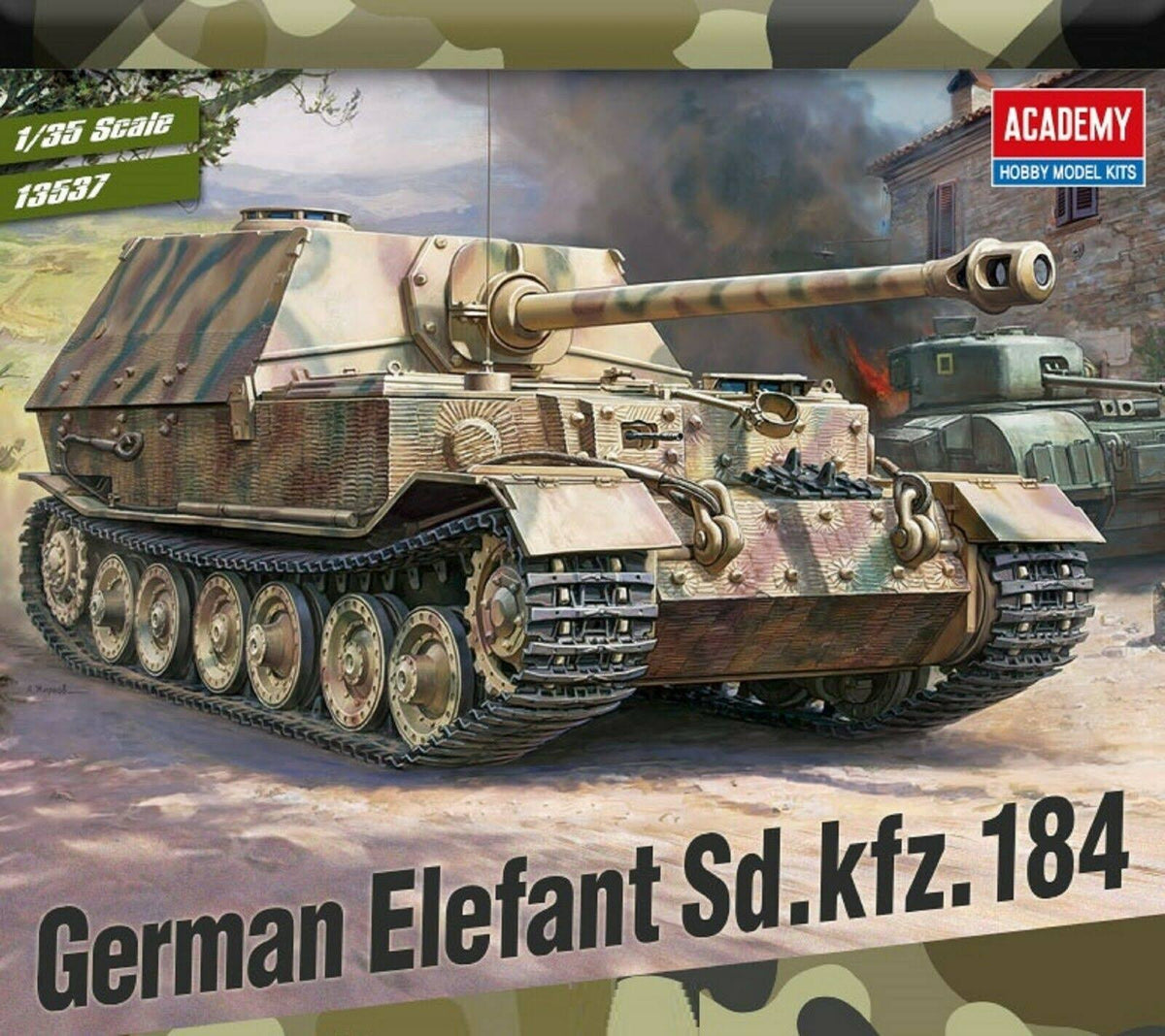 German Elefant Sd.Kfz.184 Tank Plastic Model Kit W97111