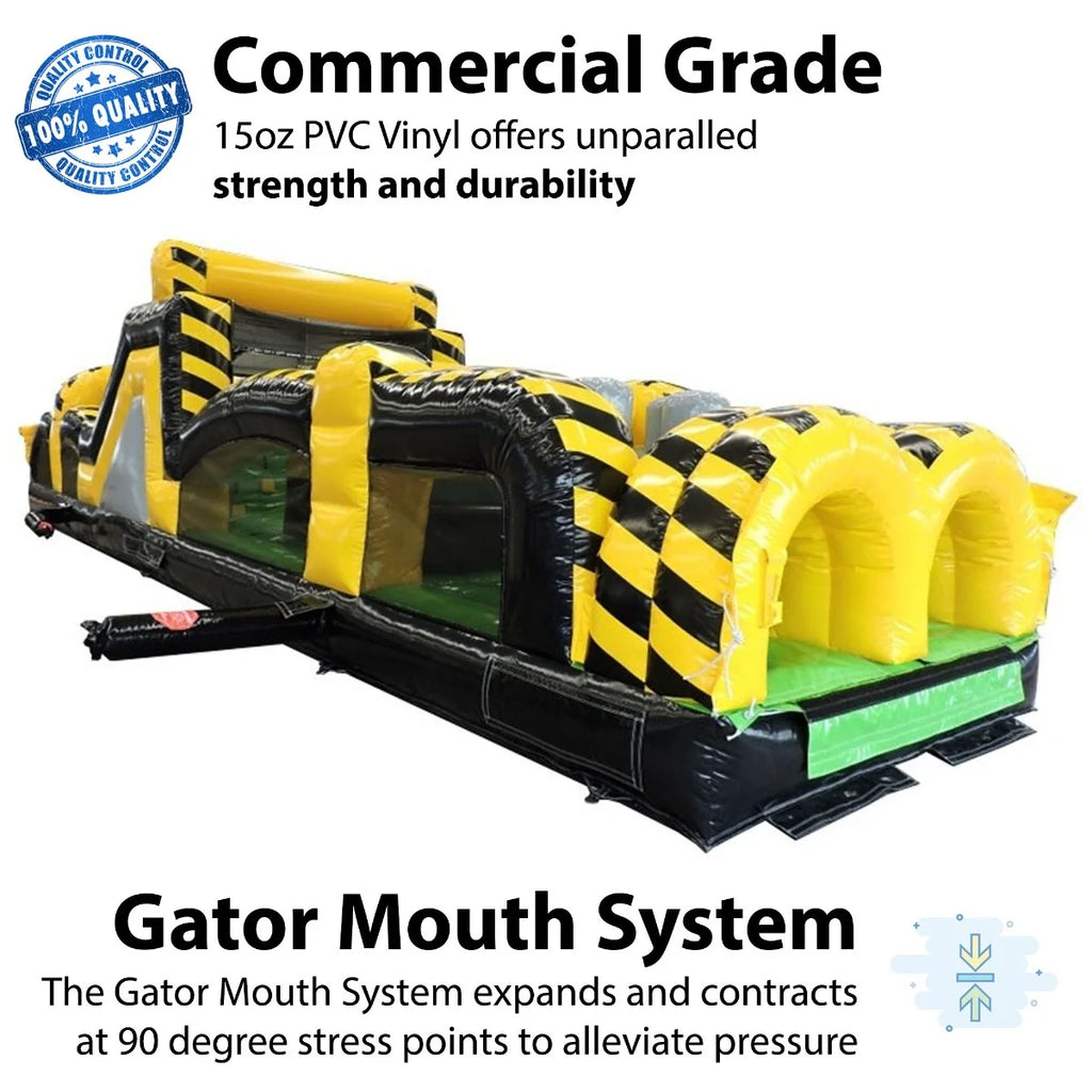 40' Vinyl Inflatable Obstacle Course J254